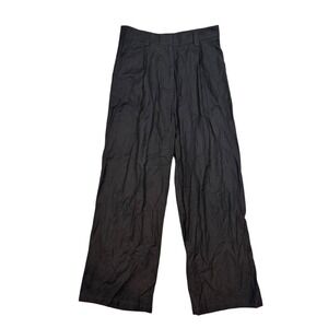 Lioness Revolve Women's Black La Quinta‎ Wide Leg High Rise Pants Size Small